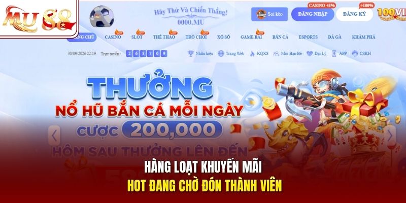 Hàng loạt khuyến mãi hot đang chờ đón thành viên