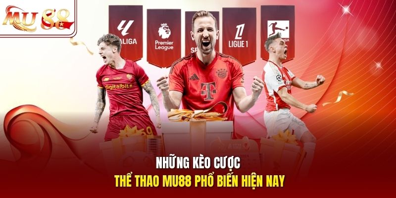 Những kèo cược thể thao mu88 phổ biến hiện nay